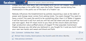 The Status Update That Started It All